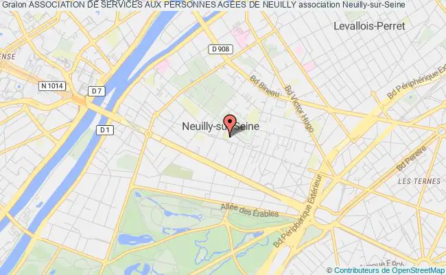 plan association Association De Services Aux Personnes AgÉes De Neuilly Neuilly-sur-Seine