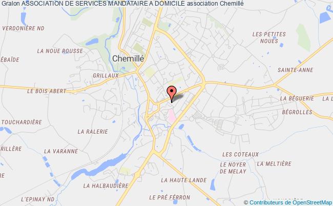 plan association Association De Services Mandataire A Domicile Chemillé-en-Anjou