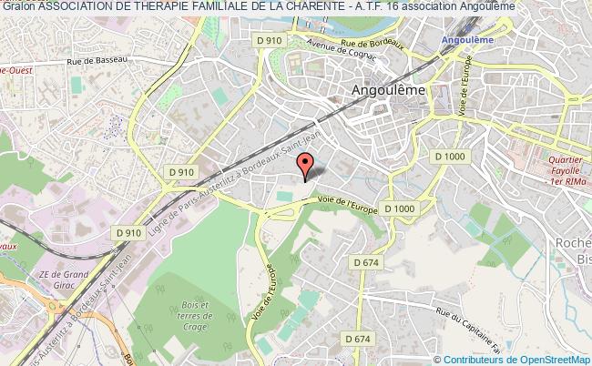 plan association Association De Therapie Familiale De La Charente - A.t.f. 16 Angoulême
