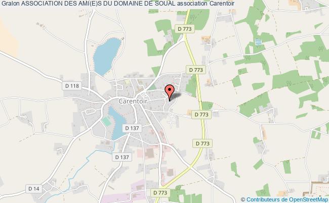 plan association Association Des Ami(e)s Du Domaine De Soual Carentoir