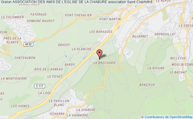 plan association Association Des Amis De L'eglise De La Chabure Saint-Chamond
