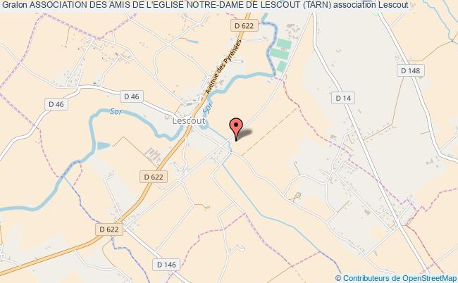 ASSOCIATION DES AMIS DE L'EGLISE NOTRE-DAME DE LESCOUT (TARN)
