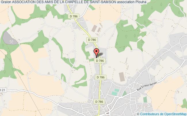 plan association Association Des Amis De La Chapelle De Saint-samson Plouha