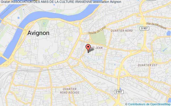 plan association Association Des Amis De La Culture Iranienne Avignon