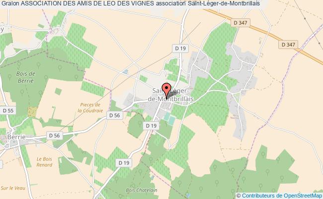 plan association Association Des Amis De Leo Des Vignes Saint-Léger-de-Montbrillais