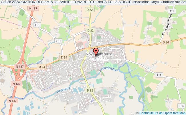 plan association Association Des Amis De Saint Leonard Des Rives De La Seiche Noyal-Châtillon-sur-Seiche