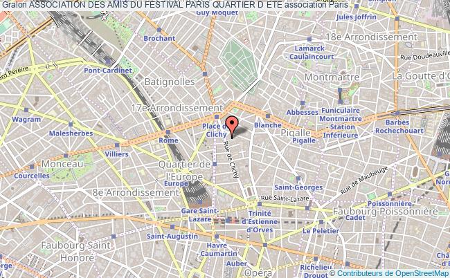 plan association Association Des Amis Du Festival Paris Quartier D Ete Paris