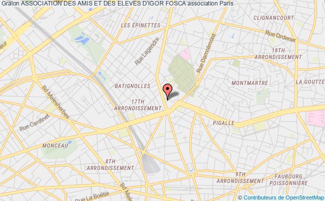 plan association Association Des Amis Et Des Eleves D'igor Fosca Paris