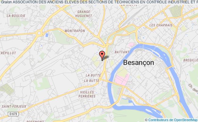 plan association Association Des Anciens Eleves Des Sections De Techniciens En Controle Industriel Et Regulation Automatique (aeta) Besançon