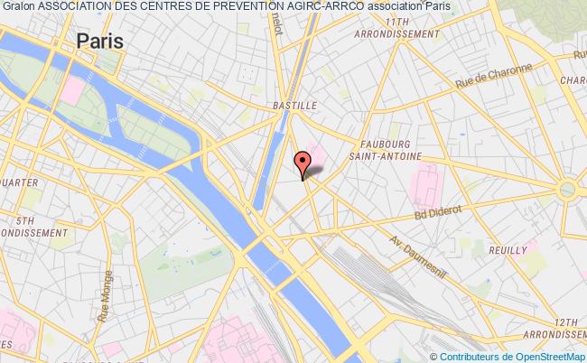 plan association Association Des Centres De Prevention Agirc-arrco Paris