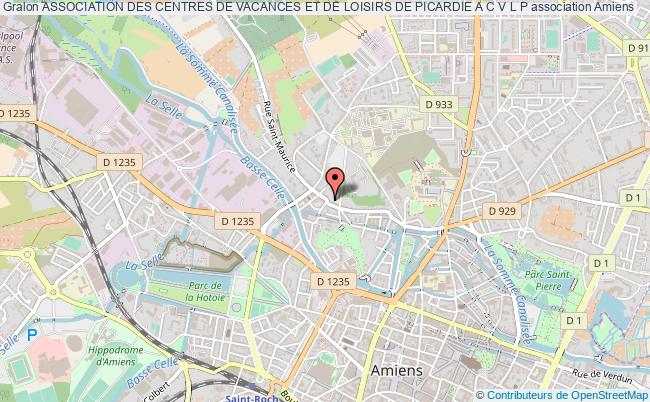 plan association Association Des Centres De Vacances Et De Loisirs De Picardie A C V L P Amiens