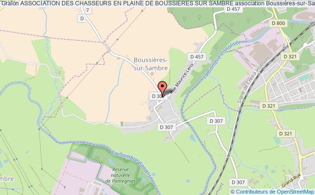 plan association Association Des Chasseurs En Plaine De Boussieres Sur Sambre Boussières-sur-Sambre