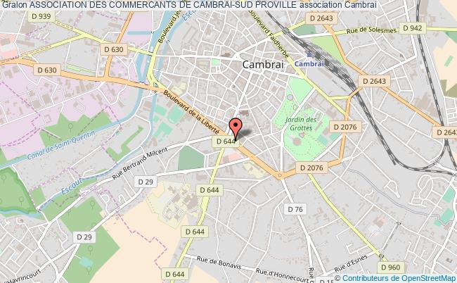 ASSOCIATION DES COMMERCANTS DE CAMBRAI-SUD PROVILLE
