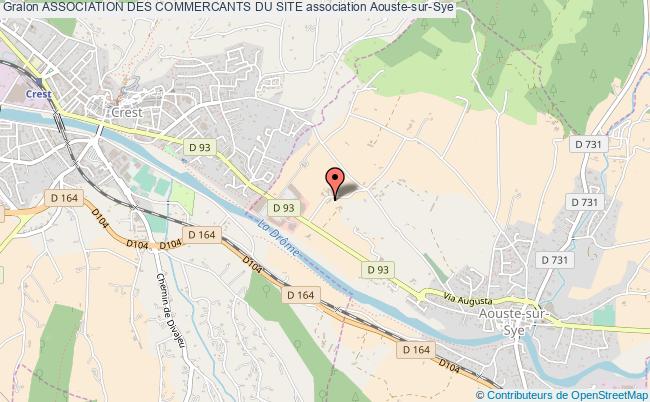 plan association Association Des Commercants Du Site Aouste-sur-Sye