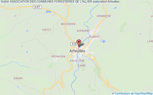 ASSOCIATION DES COMMUNES FORESTIERES DE L'ALLIER