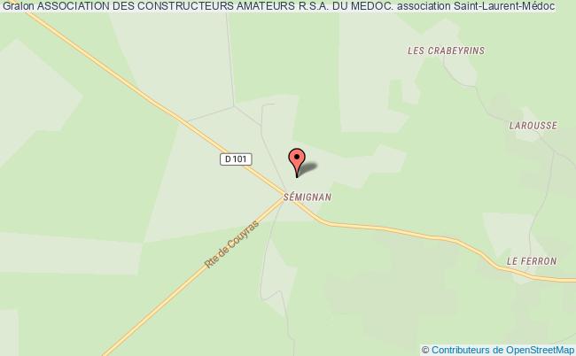 plan association Association Des Constructeurs Amateurs R.s.a. Du Medoc. Saint-Laurent-Médoc