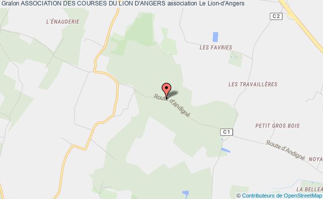 plan association Association Des Courses Du Lion D'angers Le Lion-d'Angers
