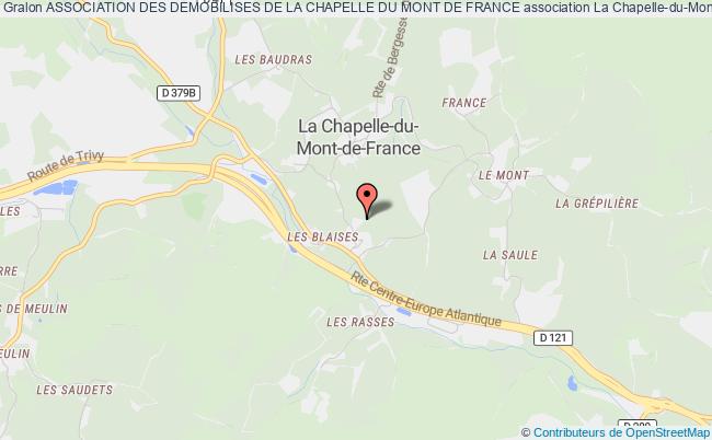 plan association Association Des Demobilises De La Chapelle Du Mont De France La    Chapelle-du-Mont-de-France