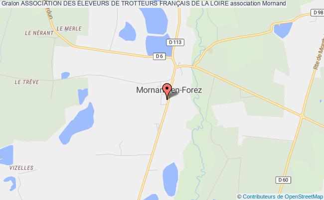 plan association Association Des Éleveurs De Trotteurs FranÇais De La Loire Mornand-en-Forez