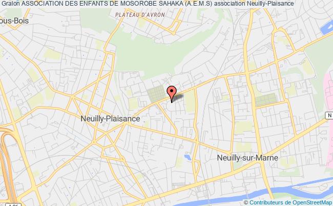 plan association Association Des Enfants De Mosorobe Sahaka (a.e.m.s) Neuilly-Plaisance