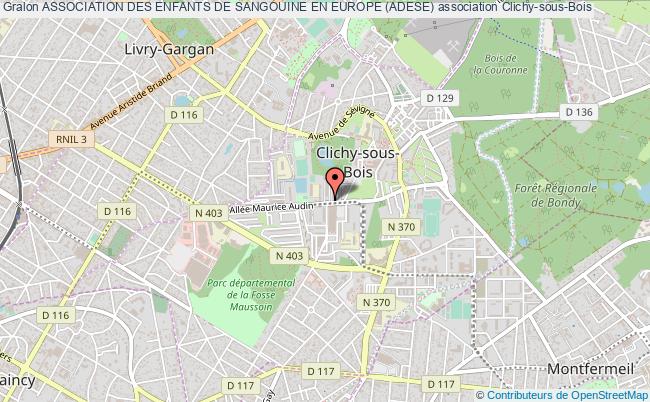 plan association Association Des Enfants De Sangouine En Europe (adese) Clichy-sous-Bois