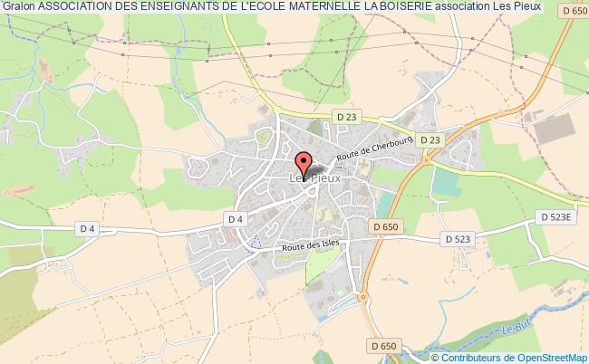 plan association Association Des Enseignants De L'ecole Maternelle La Boiserie Les   Pieux