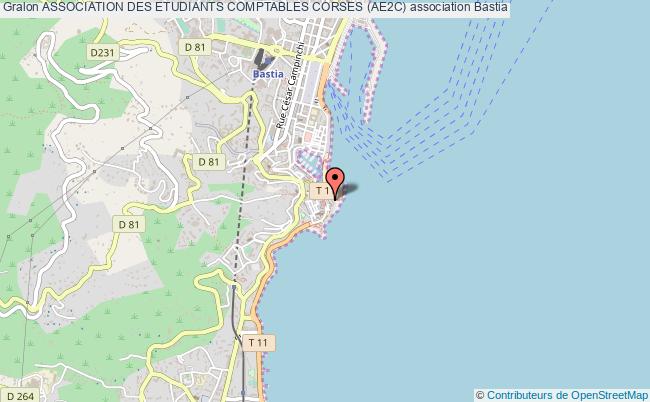 plan association Association Des Etudiants Comptables Corses (ae2c) Bastia