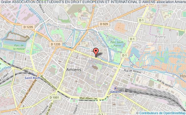 plan association Association Des Etudiants En Droit Europeenn Et International D Amiens Amiens