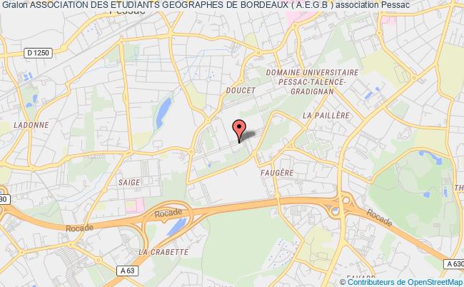 ASSOCIATION DES ETUDIANTS GEOGRAPHES DE BORDEAUX ( A.E.G.B )