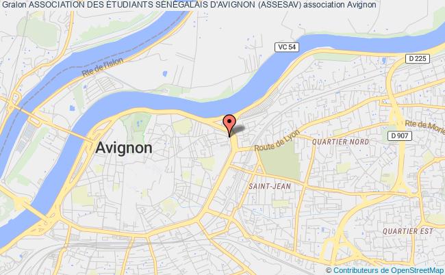 plan association Association Des Étudiants SÉnÉgalais D'avignon (assesav) Avignon