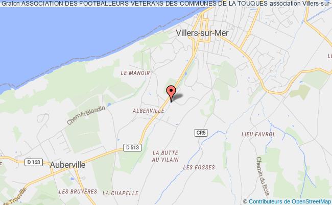 plan association Association Des Footballeurs Veterans Des Communes De La Touques Villers-sur-Mer
