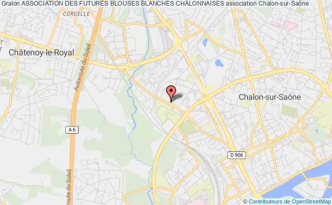 plan association Association Des Futures Blouses Blanches ChÂlonnaises Chalon-sur-Saône