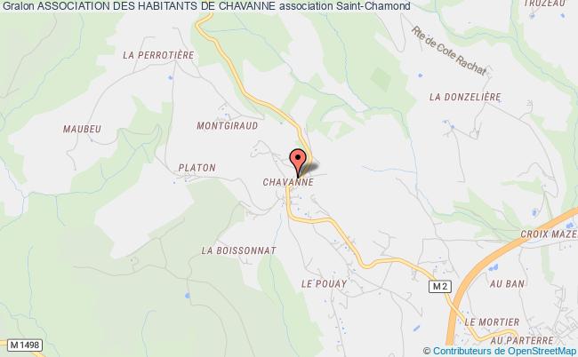 plan association Association Des Habitants De Chavanne Saint-Chamond