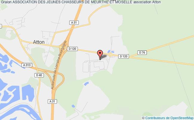 plan association Association Des Jeunes Chasseurs De Meurthe Et Moselle Atton