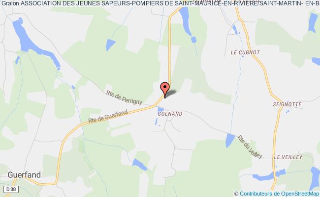 plan association Association Des Jeunes Sapeurs-pompiers De Saint-maurice-en-riviere/saint-martin- En-bresse Saint-Martin-en-Bresse