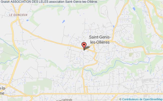 plan association Association Des LÉlÉs Saint-Genis-les-Ollières