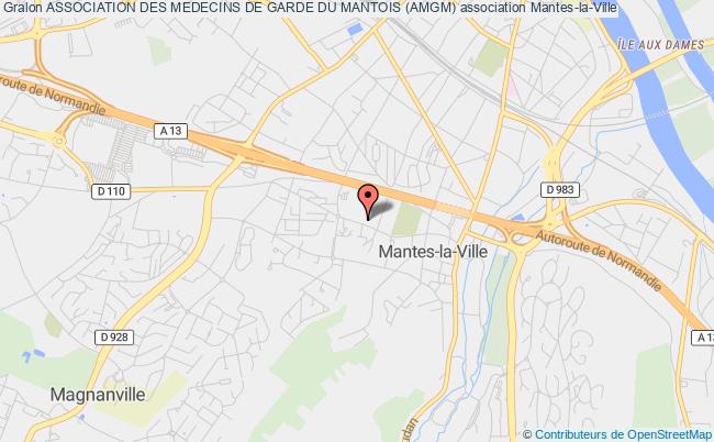 plan association Association Des Medecins De Garde Du Mantois (amgm) Mantes-la-Ville