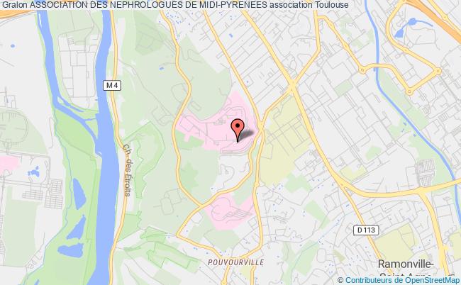 plan association Association Des Nephrologues De Midi-pyrenees Toulouse Cedex 4