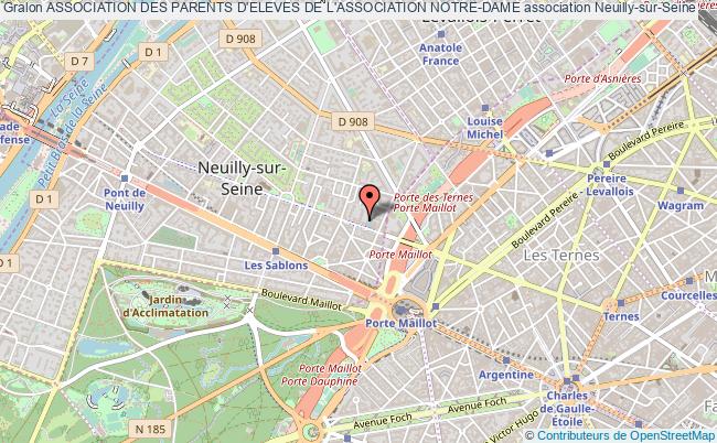 plan association Association Des Parents D'eleves De L'association Notre-dame Neuilly-sur-Seine