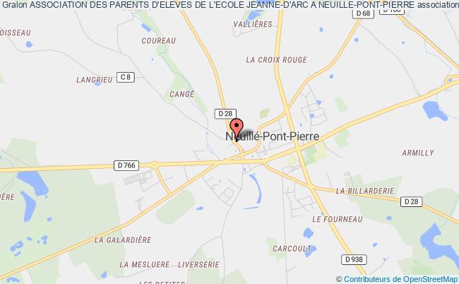 plan association Association Des Parents D'eleves De L'ecole Jeanne-d'arc A Neuille-pont-pierre Neuillé-Pont-Pierre