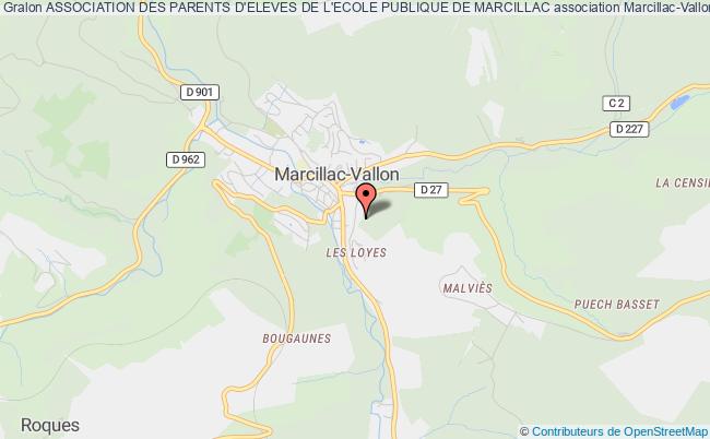 plan association Association Des Parents D'eleves De L'ecole Publique De Marcillac Marcillac-Vallon