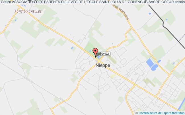 plan association Association Des Parents D'eleves De L'ecole Saint-louis De Gonzague/sacre-coeur Nieppe
