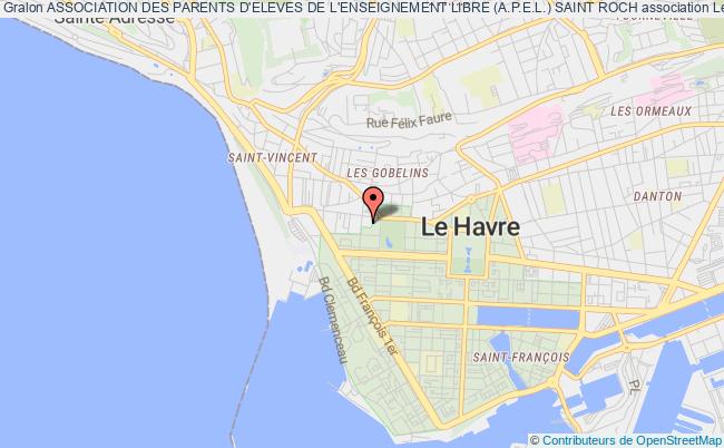 plan association Association Des Parents D'eleves De L'enseignement Libre (a.p.e.l.) Saint Roch Le Havre
