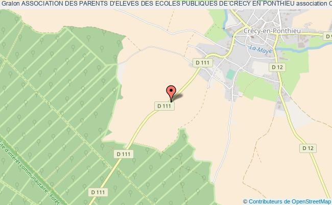 plan association Association Des Parents D'eleves Des Ecoles Publiques De Crecy En Ponthieu Crécy-en-Ponthieu