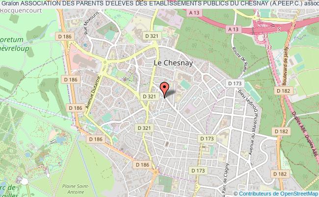 plan association Association Des Parents D'eleves Des Etablissements Publics Du Chesnay (a.peep.c.) Le    Chesnay