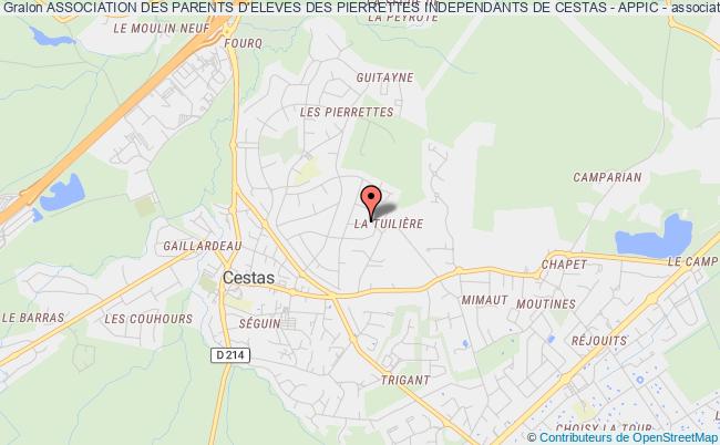 ASSOCIATION DES PARENTS D'ELEVES DES PIERRETTES INDEPENDANTS DE CESTAS - APPIC -