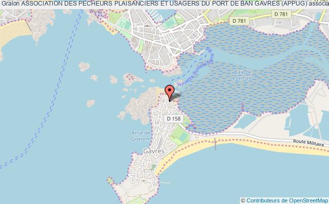 plan association Association Des Pecheurs Plaisanciers Et Usagers Du Port De Ban Gavres (appug) Gâvres