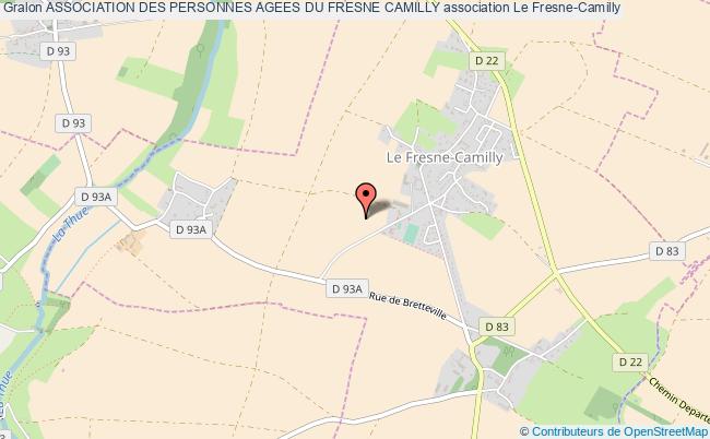 plan association Association Des Personnes Agees Du Fresne Camilly Le Fresne-Camilly
