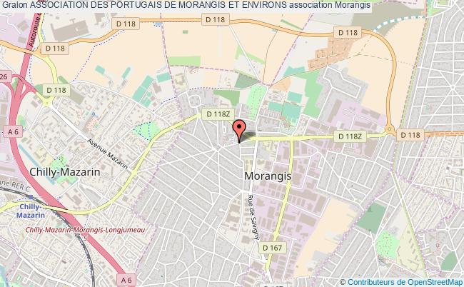 plan association Association Des Portugais De Morangis Et Environs Morangis
