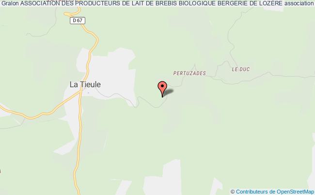 ASSOCIATION DES PRODUCTEURS DE LAIT DE BREBIS BIOLOGIQUE BERGERIE DE LOZÈRE